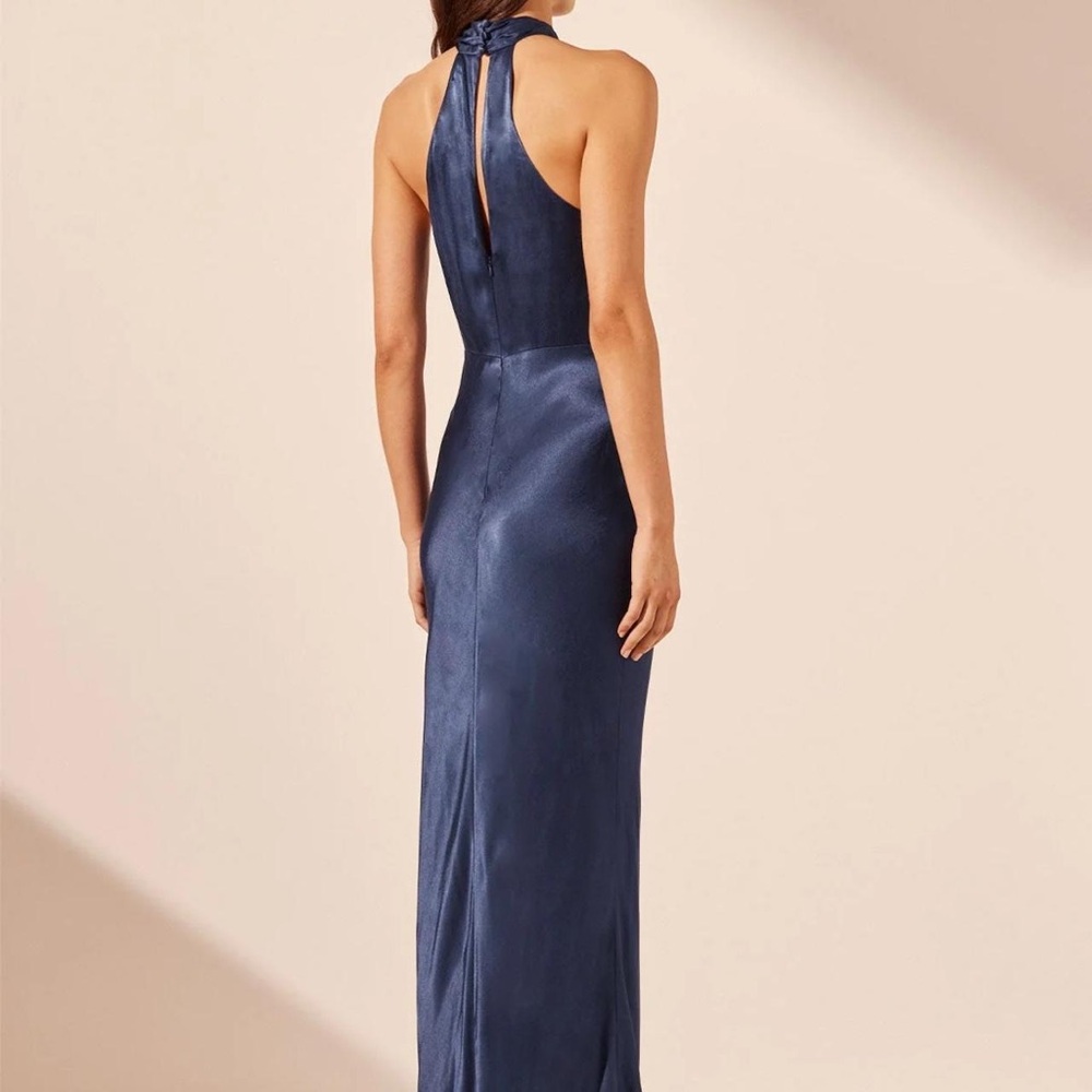 NWT Arienzo High Neck Twist Maxi Dress - Picture 3 of 3
